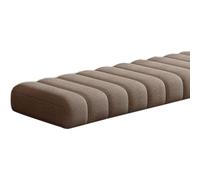 WGQR CojíN para Banco Interior/Exterior con Cremallera - 120/180/100/75/150 Cm X 35/40 Cm - Cojin para Banco Zapatero, CojíN del Asiento para Terraza BalcóN Palet Comedor,Caramel,30x150cm