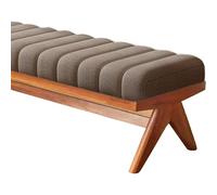 WGQR Cojin para Banco Zapatero, CojíN para Interior/Exterior, De Muebles Rectangular con Cremallera, Desenfundable Lavable, para Terraza BalcóN Palet Comedor,Caramel,50x165cm