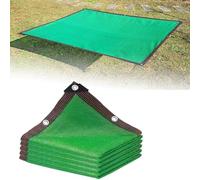 WGQR Malla Sombra Exterior Verde,Red De Sombra Exterior 3x4 4x6 2x3 3x6 5x8 3x3 3x5,Toldo Red De Sombra para Jardín,Tela De Sombra con Ojales, Toldos Vela Rectangulares para Patio,Porches(13x15m)
