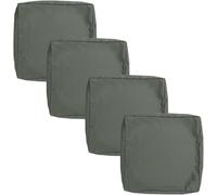 WGQR Pack of 4 Waterproof Outdoor Sofa Seat Cushion Cover 50 x 50 60 x 60 150 x 45 Patio Seat Cushions Cover for Indoor, Outdoor, Chair, Garden, Rattan Furniture (Colour 7.5 x 50 x 5 cm)