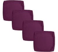 WGQR Pack of 4 Waterproof Outdoor Sofa Seat Cushion Cover 50 x 50 60 x 60 150 x 45 Patio Seat Cushions Cover for Indoor, Outdoor, Chair, Garden, Rattan Furniture (Colour 22 x 46 x 8 cm)