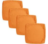 WGQR Pack of 4 Waterproof Outdoor Sofa Seat Cushion Cover 50 x 50 60 x 60 150 x 45 Patio Seat Cushions Cover for Indoor, Outdoor, Chair, Garden, Rattan Furniture (Colour 3.5 x 55 x 10 cm)