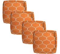 WGQR Pack of 4 Waterproof Outdoor Sofa Seat Cushion Cover 50 x 50 60 x 60 150 x 45 Patio Seat Cushions Cover for Indoor, Outdoor, Chair, Garden, Rattan Furniture (Colour 20.5 x 55 x 10 cm)