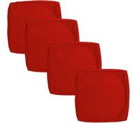 WGQR Pack of 4 Waterproof Outdoor Sofa Seat Cushion Cover 50 x 50 60 x 60 150 x 45 Patio Seat Cushions Cover for Indoor, Outdoor, Chair, Garden, Rattan Furniture (Colour 26.5 x 55 x 10 cm)