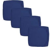 WGQR Pack of 4 Waterproof Outdoor Sofa Seat Cushion Cover 50 x 50 60 x 60 150 x 45 Patio Seat Cushions Cover for Indoor, Outdoor, Chair, Garden, Rattan Furniture (Colour 24.5 x 55 x 10 cm)