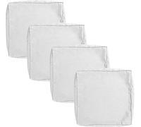 WGQR Pack of 4 Waterproof Outdoor Sofa Seat Cushion Cover 50 x 50 60 x 60 150 x 45 Patio Seat Cushions Cover for Indoor, Outdoor, Chair, Garden, Rattan Furniture (Colour 23.5 x 55 x 10 cm)