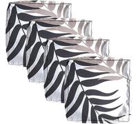 WGQR Pack of 4 Waterproof Outdoor Sofa Seat Cushion Cover 50 x 50 60 x 60 150 x 45 Patio Seat Cushions Cover for Indoor, Outdoor, Chair, Garden, Rattan Furniture (Colour 17.5 x 55 x 10 cm)