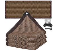 WGQR Red de Sombra 2.5x7m con Ojales, Malla Sombra 95% UV Toldo Vela de Sombra, Red de Sombra Al Aire Libre para Invernadero, Jardín, Pérgola, Patio Césped