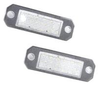 WGQRWX Luz trasera blanca de matrícula, para VW, para Transporter T5 T6, para Caddy, 7H0827740 2003-2017 Luz de matrícula