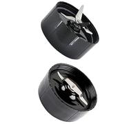 WGQRWX Parte de reemplazo de cuchillas de afeitar cruz y plana, para Magic Bullet, para MB1001, Accesorios de licuadora 250W cuchillas mezcladoras Tapa de la cuchilla de la batidora