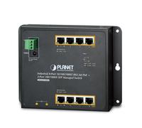 WGS-4215-8P2S Interruptor gestionado industrial de 8 puertos 10/100/1000T 802.3at PoE + 2 puertos 100/1000X SFP de montaje en pared (-40~75C)