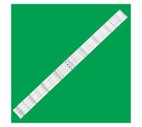 WGUOGO Tira de retroiluminación LED for H-LED49F501SS2S C490F18-E5T-H ST4851B01-3-XR-2 CRH-ZG49G6000303009047C1REV1.1 ZG49G5K Ptv49g50sn Ptv49g50 RF-AB490R30-09