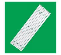 WGUOGO Tira de retroiluminación LED for JL.D50041330-057BS-M BBK 49LEM-1048 49LEM-1048/FTS2C, 4 lámparas, 430 mm