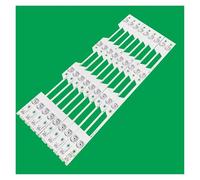 WGUOGO Tira de retroiluminación LED for L55P1-UD L55P1S-CF B55A739 4C-LB5504-HR3 HR4 55HR330M04A2 55A769U 4C-LB5504-PF1 55UP130 55UP120 55D290 55UC6406 55D2900 55P1