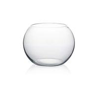 WGV - Jarrón de Cristal, diámetro de 8 Pulgadas, Altura de 6 Pulgadas, Ancho Abierto de 4.75 Pulgadas, jarrón de Burbujas Transparente, Recipiente para Plantas, pecera para Eventos de Fiesta de Boda,