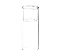 WGV WGVI Cilindro portavelas de Raised, 2,3 por 15,2 cm, Transparente