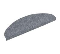 WGYHOME Alfombrillas autoadhesivas antideslizantes para escalones, 30 unidades, color gris claro, 65 x 21 x 4 cm, de 100% polipropileno, para reducir el ruido y proteger las escaleras para interiores