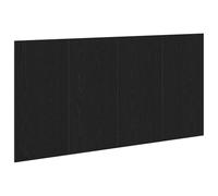 WGYHOME Cabecero de cama de roble negro 160 x 1,5 x 80,5 cm, para camas sin cabecero, ideal para dormitorios y salas de estar modernas, fácil de montar, fácil de limpiar y no daña la espalda