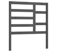 WGYHOME Cabecero de cama gris 81 x 4 x 104 cm, madera maciza de pino, para camas sin cabecero, ideal para dormitorios y salas de estar modernas, fácil montaje, fácil de limpiar y sin dañar la espalda