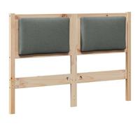 WGYHOME Cabecero de madera maciza de pino de 135 cm, para camas sin cabecero, ideal para dormitorios y salas de estar modernas, fácil montaje, fácil de limpiar y no daña la espalda