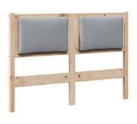 WGYHOME Cabecero de madera maciza de pino de 135 cm, para camas sin cabecero, ideal para dormitorios y salas de estar modernas, fácil montaje, fácil de limpiar y no daña la espalda