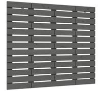 WGYHOME Cabecero de pared gris, 96 x 3 x 91,5 cm, madera maciza de pino, para camas sin cabecero, ideal para dormitorios y salas de estar modernas, fácil de montar, fácil de limpiar y no daña la
