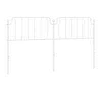 WGYHOME Cabecero de repuesto de metal blanco, 180 cm, para camas sin cabecero, ideal para dormitorios y salas de estar modernas, fácil montaje, fácil de limpiar y no daña la espalda