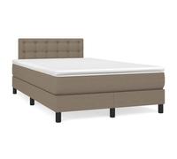 WGYHOME Cama con somier con colchón, 120 x 200 cm, tejido de poliéster, altura regulable, núcleo de muelles ensacados de dureza media, para espalda, boca abajo, dormitorio