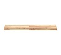 WGYHOME Estante flotante de 80 x 20 x 4 cm, madera maciza sin tratar, estantes de pared de acacia para baño, dormitorio, sala de estar, cocina, estante colgante para libros, almacenamiento, decoración