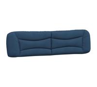 WGYHOME Hvar - Cojín de cabecero de tela azul de 200 cm, para camas sin cabecero, ideal para dormitorios y salas de estar modernas, fácil de montar, fácil de limpiar y sin problemas de espalda