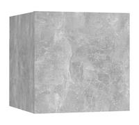 WGYHOME Mesita de noche gris hormigón 30,5 x 30 x 30 cm de material de madera, fácil montaje y superficie vikinga, estable y resistente a la humedad, ideal para dormitorios y salas de estar modernas