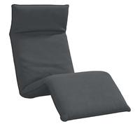 WGYHOME Tumbona plegable antracita 175 x 54 x 8,5 cm de tela Oxford con respaldo ajustable de 5 posiciones, para jardín, playa y relajación al aire libre
