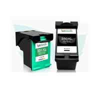 WGYYUANOU InkGarden 350XL 351XL Cartucho de Tinta de Repuesto for HP350 351 Compatible D4200 C4480 C4580 C4380 C4400 C4580 C5280 C5200 C5240(2pcs)