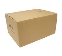 WH WORKING HOUSE CAJA CARTON MARRON MEDIANA RECTANGULAR PLEGADA GRUESA DOBLE CANAL MUDANZAS ARCHIVO ALMACENAMIENTO