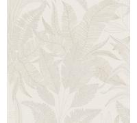 WH30145 - Bienvenido A Casa Papel Tapiz De Hojas Botánicas Crema Galerie