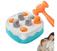 Whack Game Mole - 12 x 12 x 6 cm PP Juguete de para Tartas, Juego Educativo Interactivo, Desarrollo de Habilidades de Aprendizaje temprano, Entretenimiento entretenido niños