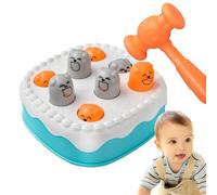 Whack Game Mole - Juego de tarta interactiva, juguete de aprendizaje colorido | actividad de martilleo antes de la guardería con luces sonoras, diversión para el juego
