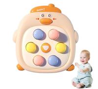 Whack Game Mole - Pato del tamaño de una palma Juego Whack á mole | Juguete educativo de aprendizaje para niños | Velocidad interactiva del ABS que empuja los juegos para el desarrollo preescolar