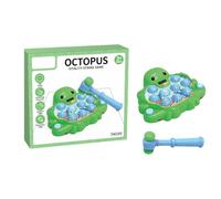 Whack Mole Game, Pound a Mole, 10.59in Octopus Shape Toy, Hand Eye Coordination, Skill Development Activity for Kids, Boy Girl, Travel, School Home, Playtime, Fun, Preschoolers, Learning Tool