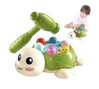 Whack Mole Game, Turtle Hammering and Pounding Toys, Developmental Interactive Learning Toy, Engaging Cute Whack Mole Play, Early Education, Fun Indoor Playtime, 7.68x6.3x2.72 in