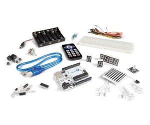 Whadda Complete Arduino Starter Kit for Beginners, Learn The Basics of Electronics with breadboard, Leds, resistors, buzzers, Infrared sensors, and More, Ideal for DIY Projects and Educational