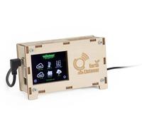 Whadda Earth Listener, monitor de la calidad del aire, mide la humedad, la presión atmosférica y la temperatura, incluye detector de rayos, basado en