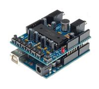 Whadda Escudo de grabación de audio para Arduino, 60 segundos, micrófono incorporado, entrada de línea, apilable
