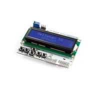 Whadda Escudo LCD y Teclado para Arduino, Fondo Azul, Caracteres Blancos, Ajuste de Contraste, restablecimiento y Botones de navegación