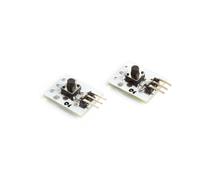 Whadda Interruptor de presión, programable, 5 V CC, 10k ohm, 2 piezas, blanco