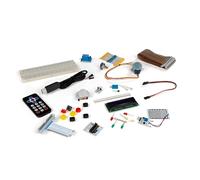Whadda Juego de Montaje Raspberry Pi Placa de Pruebas Sin Soldadura 830 Puntos LCD 1602 Tarjeta de Expansión GPIO Receptor IR Mando a Distancia Potenciómetro 50K