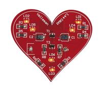 Whadda kit de soldadura, bricolaje, corazón smd smd, mini love gadget