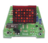 Whadda Kit de soldadura, bricolaje, mini iluminación, 35 LED, crea sus propios mensajes, 16 caracteres