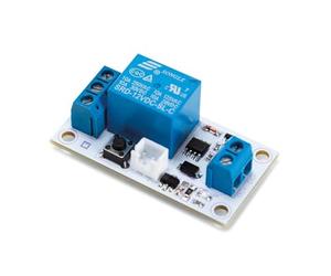 Whadda Módulo de relé biestable de 12V con interruptor táctil, solución de conmutación confiable