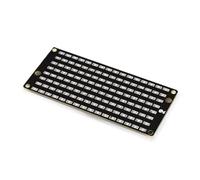 Whadda Panel de Matriz LED I²C 8x16 para Arduino, 128 LED Azules, AIP1640, con Conector de 4 Pines para GND, VCC, SDA y SCL